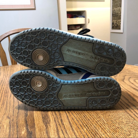 Blue Adidas Athletic Shoes - Picture 7 of 9